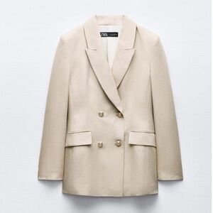 Zara double breasted blazer